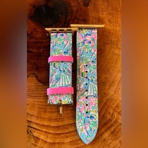 Lilly Pulitzer Genuine Leather Watch Band